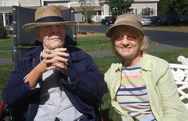 Dad and Pam at Apple Fest parade