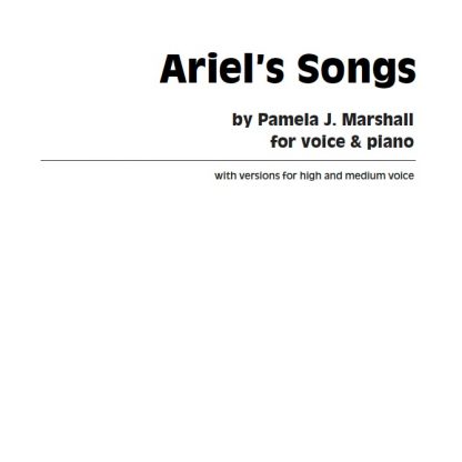 Cover from Ariel's Songs, classical takes on Shakespeare