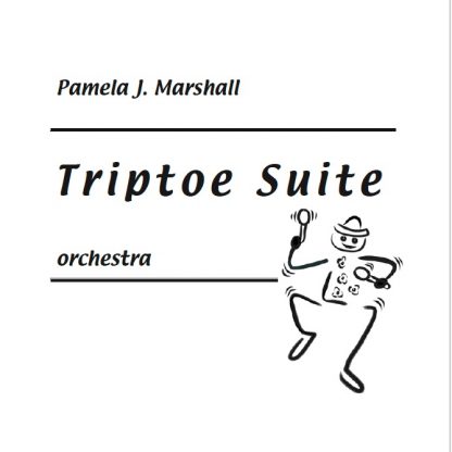 Triptoe Suite for orchestra, Score
